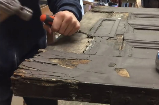 West Melbourne-wooden-door-repair